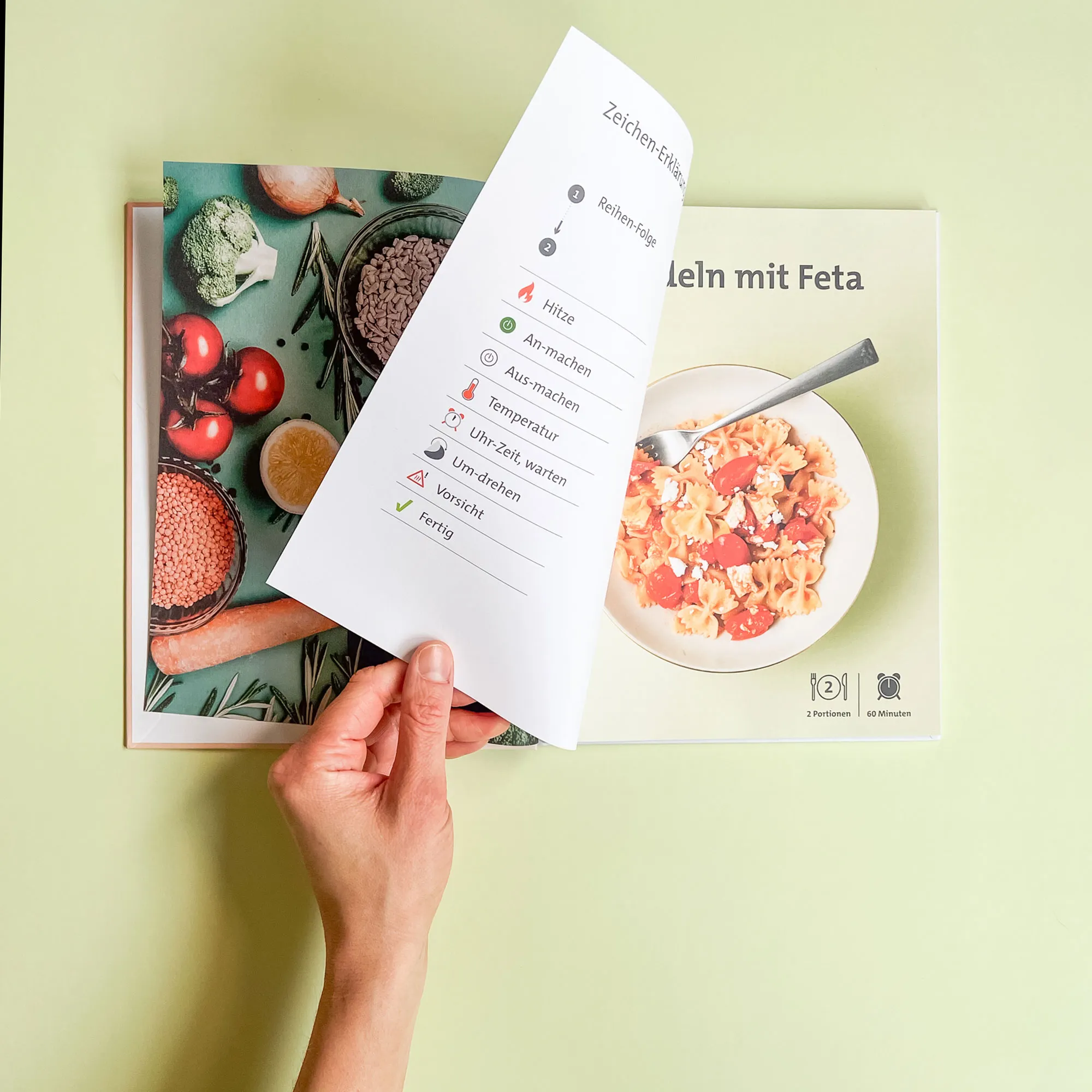 Kochbuch in Leichter Sprache - umblättern