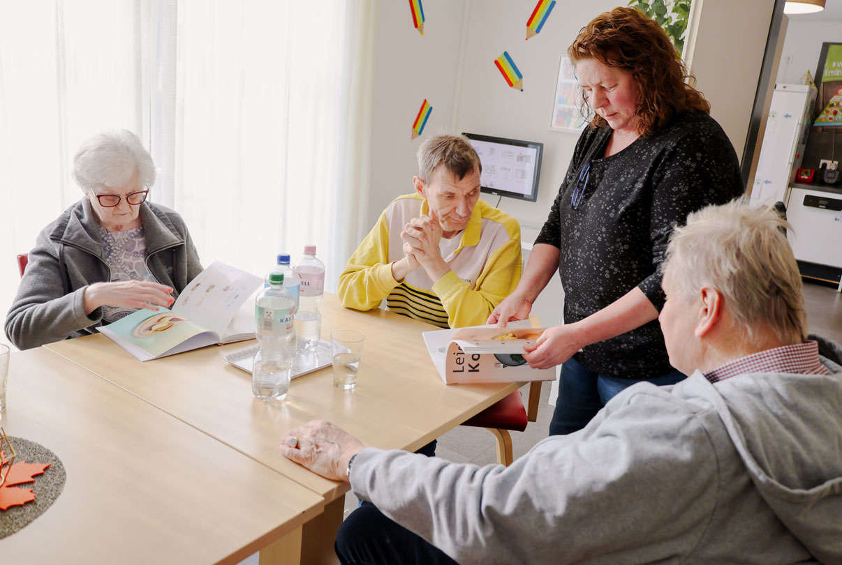 Ausschnitt vom Besuch von Leichtes Kochen bei der Lebenshilfe in Düsseldorf